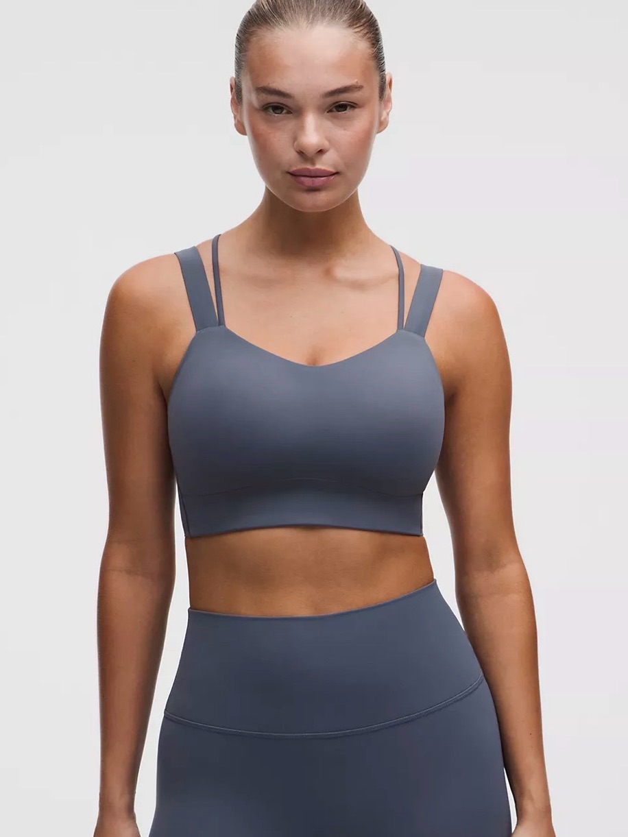 Lululemon Like A Cloud Longline Bra D/Dd Dusty Diamond Estimated Size 6